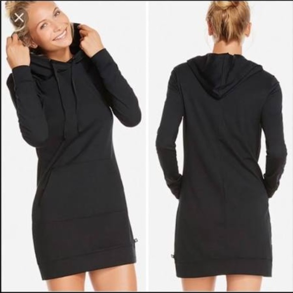 Fabletics Dresses & Skirts - NWT Fabletics Yukon dress sweatshirt black medium